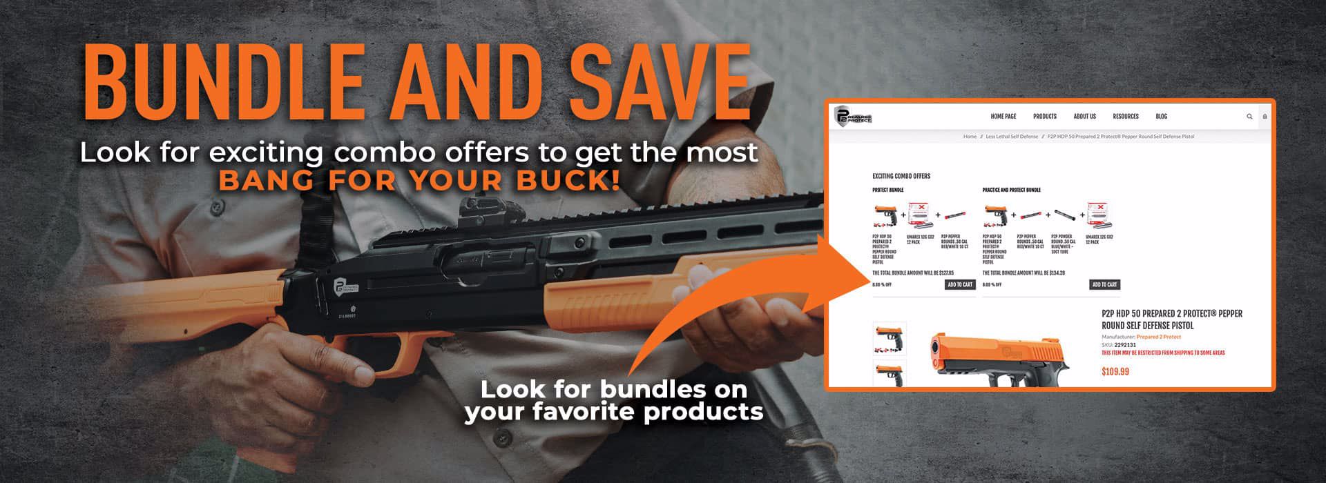 Bundle and Save. Look for exciting combo offers to get the most bang for your buck! Look for bundles on your favorite products.