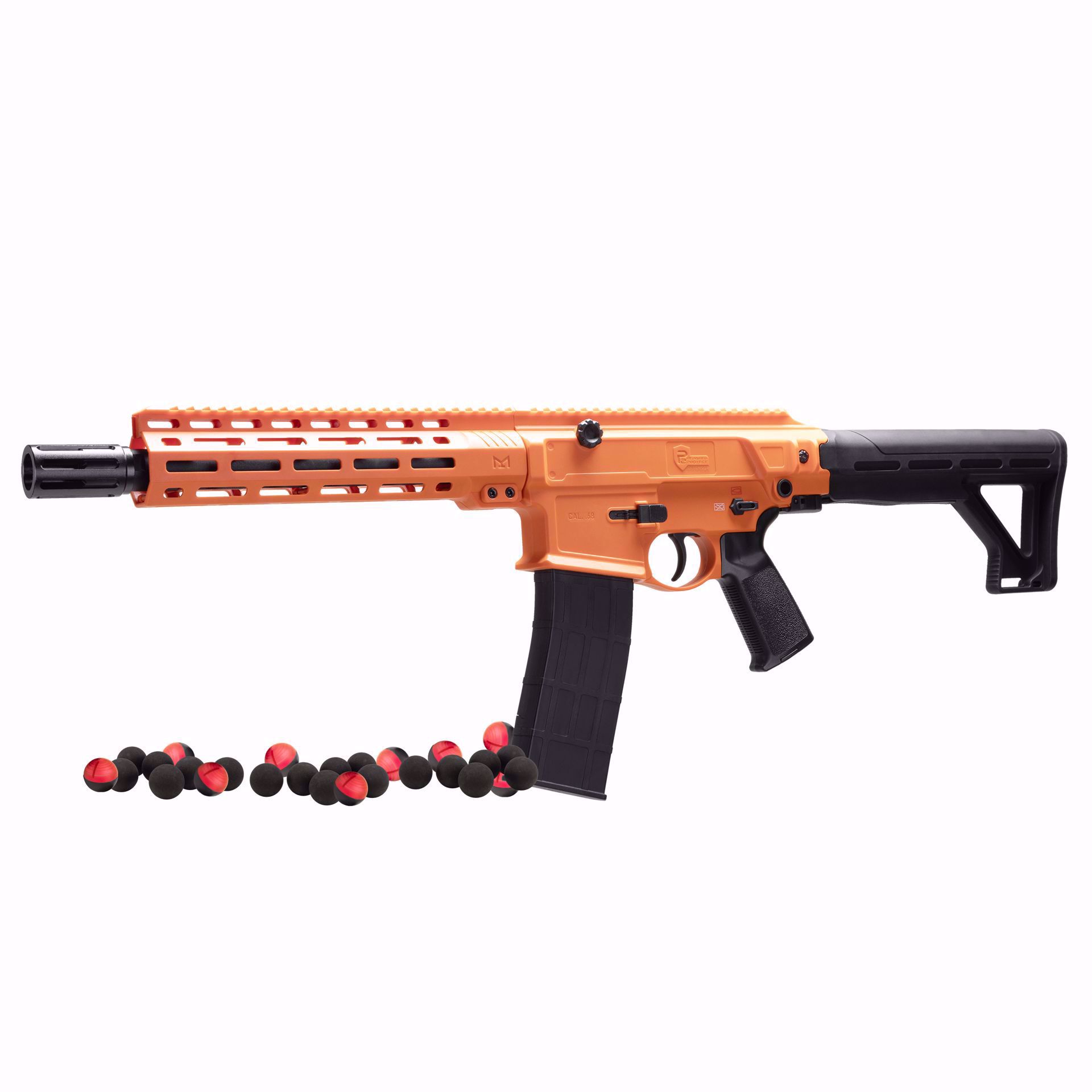 Prepared 2 Protect| P2P DEFENSOR 68C-.68 CAL (36J)-ORANGE/BLACK (PEPPER)