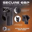 Picture of P2P SECURE 68P & T4E IMPAX P68 HOLSTER-BLACK