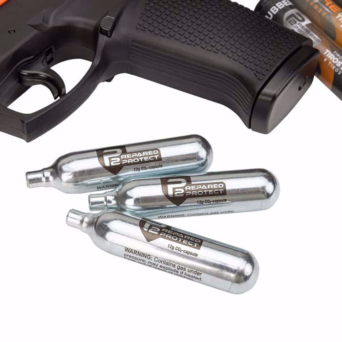 Prepared 2 Protect| Preparted 2 Protect 5-Count 12 Gram CO2 Cartridges